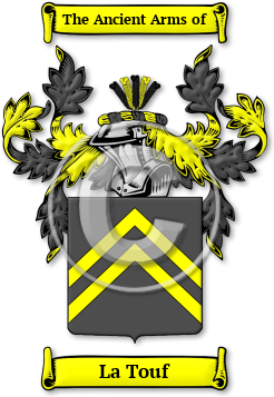 La Touf Family Crest Download (jpg) Legacy Series - 150 DPI